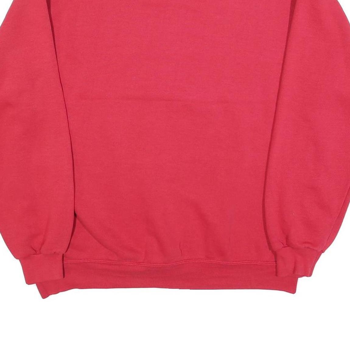 LEE Mens Red Ohio State Crew Neck L L Cotton Blend Sweatshirt