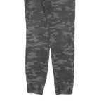 DOWNLOAD Mens Cotton Blend Slim Camo Print Drawstring Trousers W30 L30