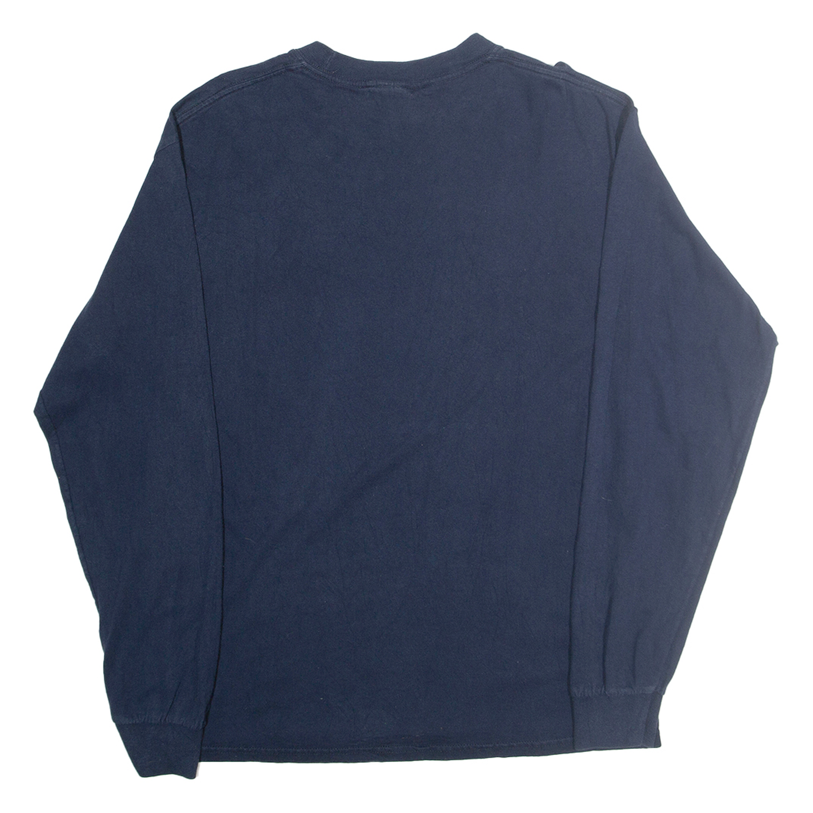 GILDEN Mens Navy Blue Indy Juniors Volleyball Tournament Graphic Long Sleeve