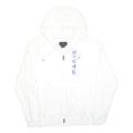 AIR JORDAN Mens White Paris Full Zip Hoodie XL Cotton Blend Sweatshirt
