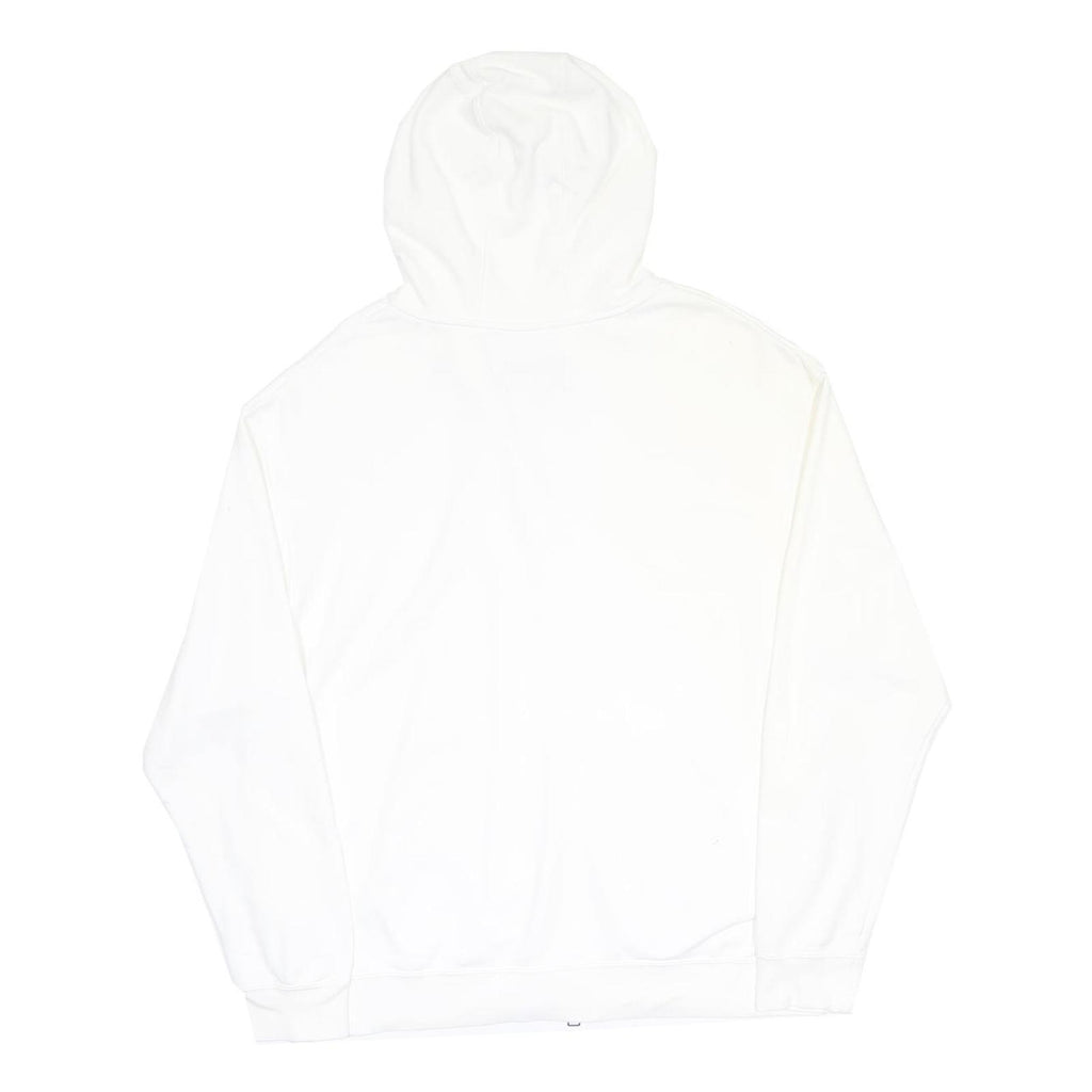 AIR JORDAN Mens White Paris Full Zip Hoodie XL Cotton Blend Sweatshirt