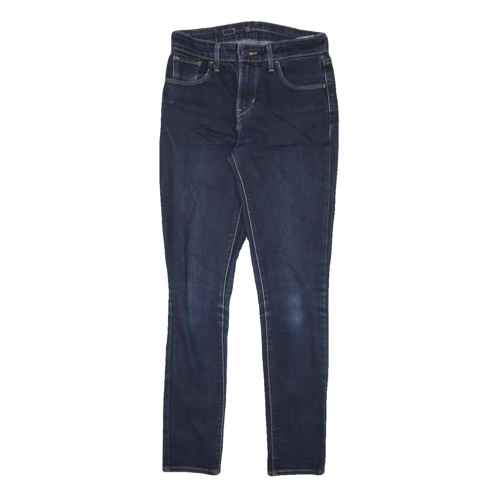 LEVI'S Womens Jeans Blue Slim Skinny Denim Medium W26 L29 Stretch Cotton Blend