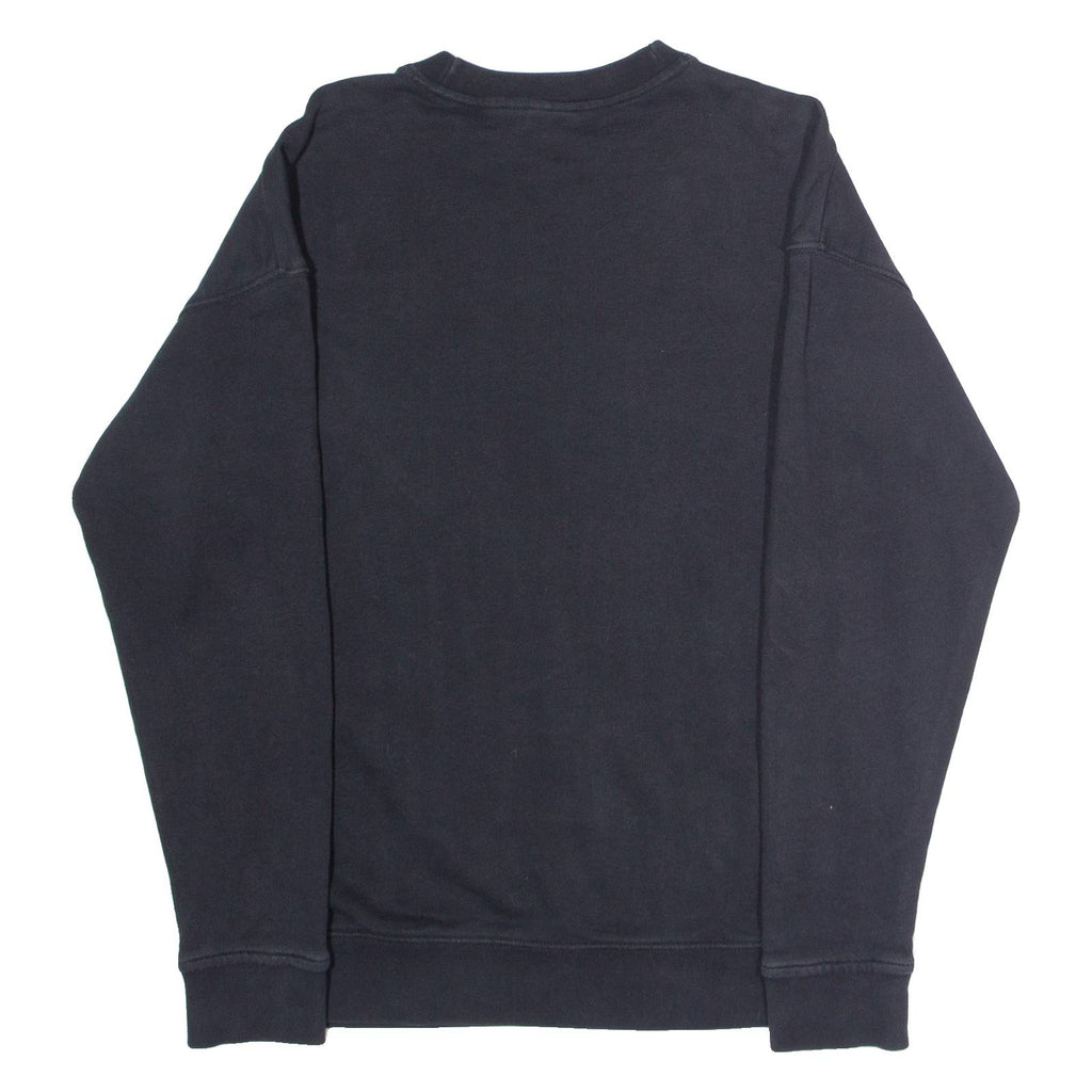 ADIDAS ORIGINALS Womens Sweatshirt Black Crew Neck UK 12