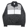 DIADORA Mens Black Grey & White Track Jacket XL Polyester Zip Sportswear