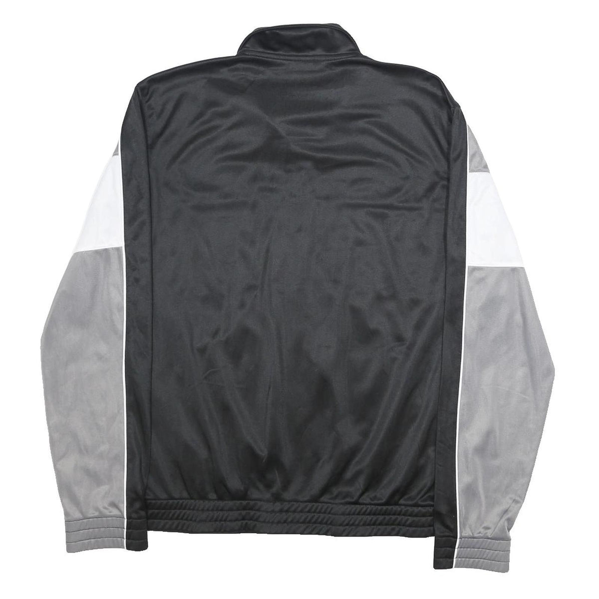 DIADORA Mens Black Grey & White Track Jacket XL Polyester Zip Sportswear