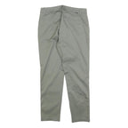 DOCKERS Womens Cotton Blend Slim Beige Trousers W30 L28 Classic Zip Pocketed