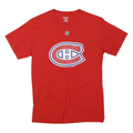 REEBOK Mens Red NHL Graphic T-Shirt S Short Sleeve Crew Neck Price 31 Print