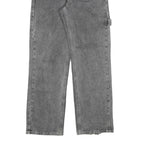 FEELING Womens Regular Fit Grey Denim Jeans W26 L30 Cotton Blend Zip Straight