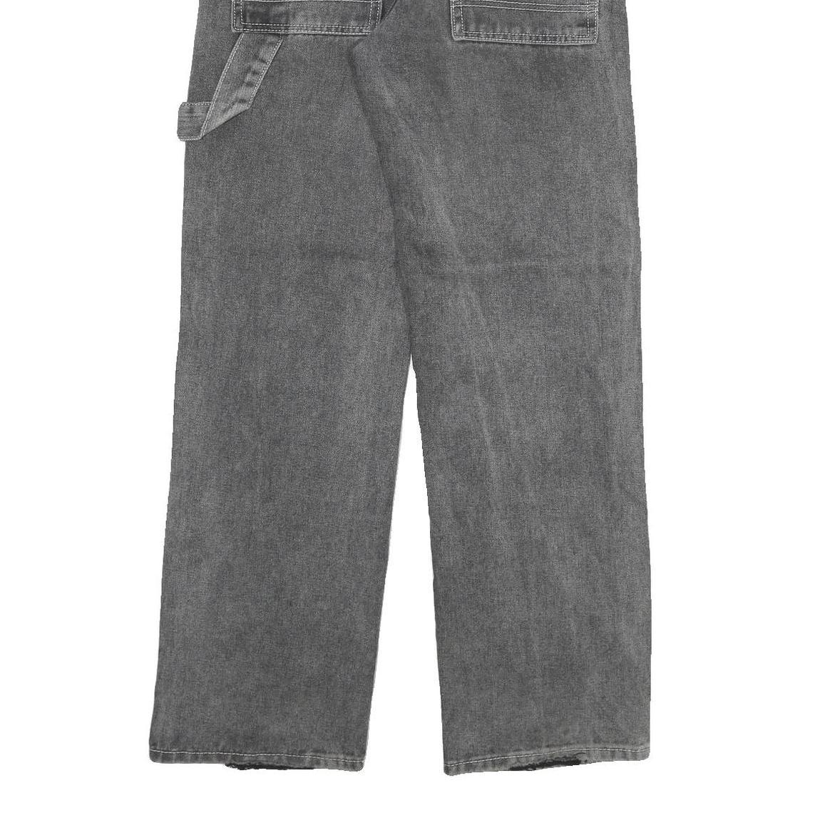 FEELING Womens Regular Fit Grey Denim Jeans W26 L30 Cotton Blend Zip Straight