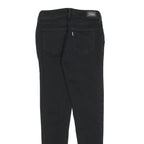 LEVI'S Womens Jeans Black Slim Skinny Denim Medium W26 L28 Stretch Cotton Blend