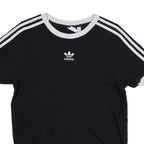 ADIDAS Womens T-Shirt Black UK 6
