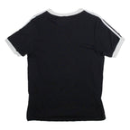 ADIDAS Womens T-Shirt Black UK 6