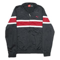 PUMA Mens Black & Red Track Jacket M Polyester Zip Athletic Sportswear