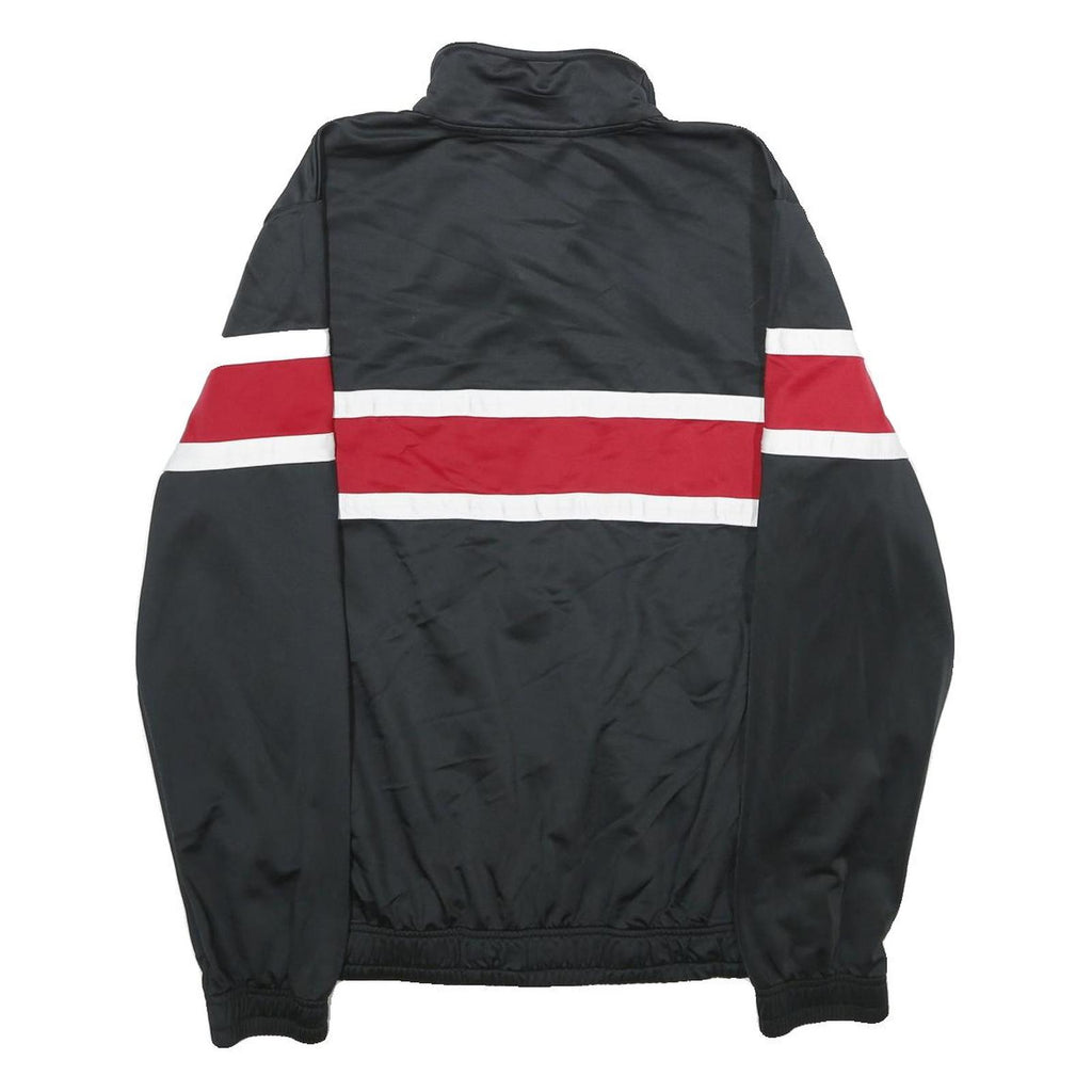 PUMA Mens Black & Red Track Jacket M Polyester Zip Athletic Sportswear