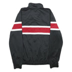 PUMA Mens Black & Red Track Jacket M Polyester Zip Athletic Sportswear