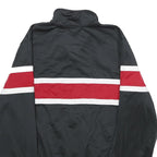 PUMA Mens Black & Red Track Jacket M Polyester Zip Athletic Sportswear