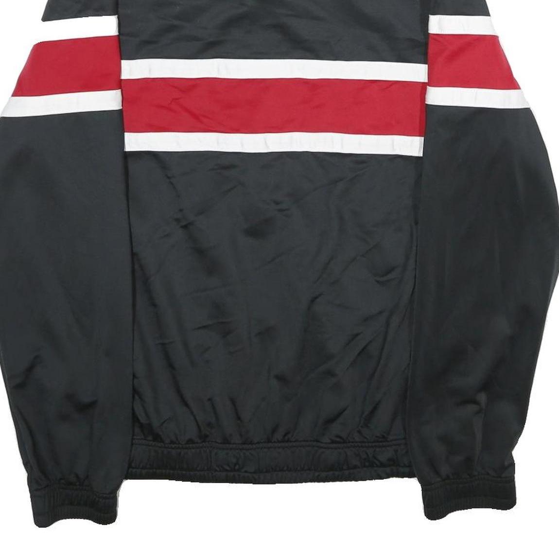 PUMA Mens Black & Red Track Jacket M Polyester Zip Athletic Sportswear