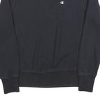 CHAMPION REVERSE WEAVE Womens Black Crew Neck M Cotton Blend Sweatshirt