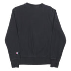 CHAMPION REVERSE WEAVE Womens Black Crew Neck M Cotton Blend Sweatshirt