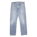 LEVI'S 501 Mens Jeans Blue Regular Straight Denim Light W32 L32 Classic Fit