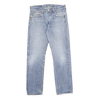 LEVI'S 501 Mens Jeans Blue Regular Straight Denim Light W32 L32 Classic Fit