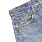 LEVI'S 501 Mens Jeans Blue Regular Straight Denim Light W32 L32 Classic Fit