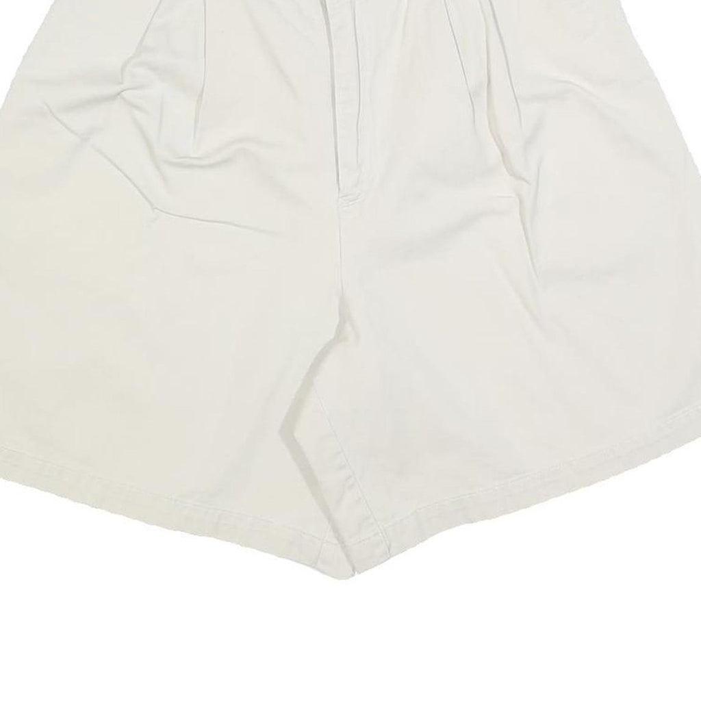 POLO SPORT RALPH LAUREN Womens White Casual Shorts S W28 Cotton Blend