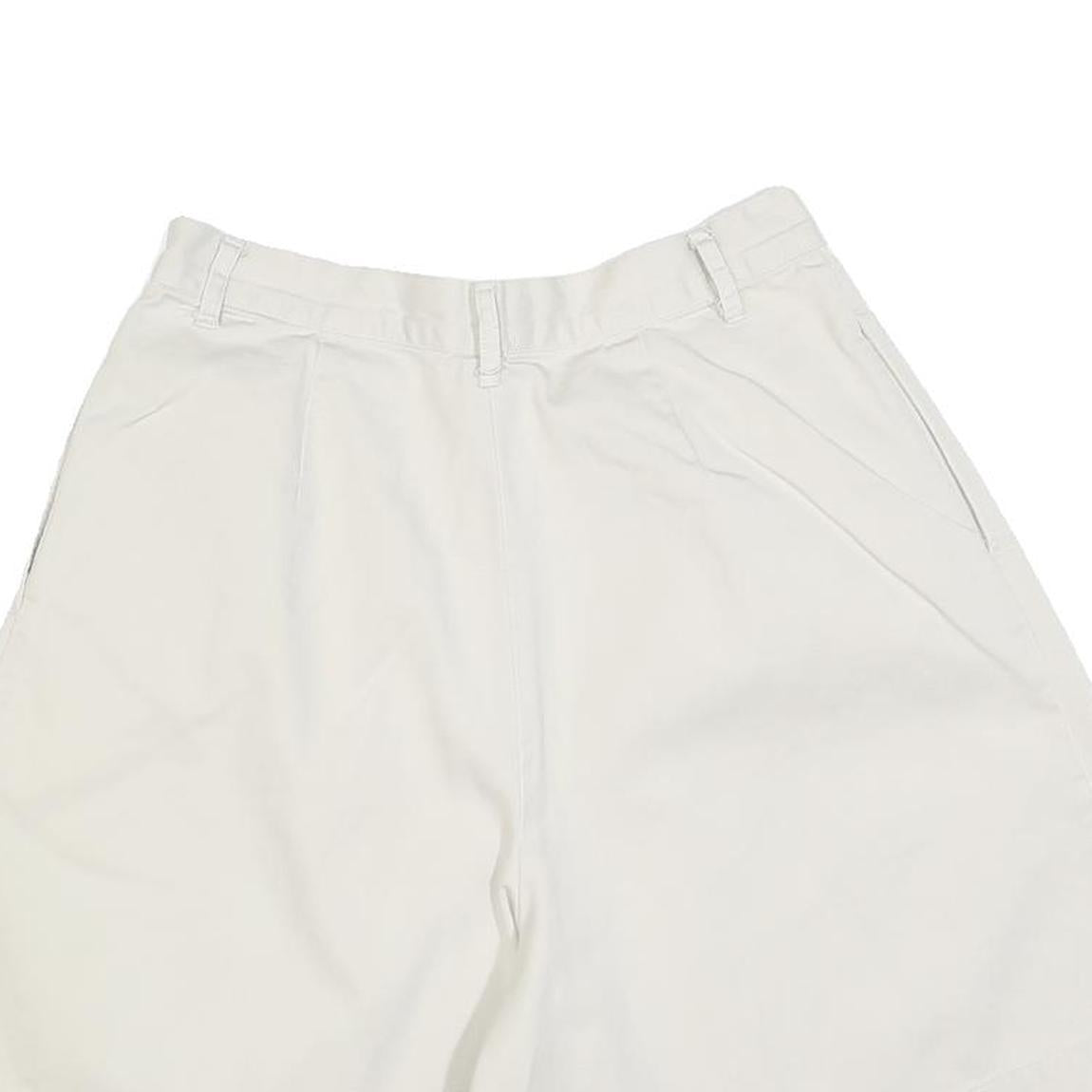POLO SPORT RALPH LAUREN Womens White Casual Shorts S W28 Cotton Blend