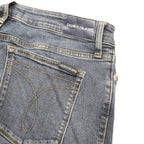 CALVIN KLEIN JEANS Womens Slim Blue Skinny Denim Raw W28 L30 Stretch Cotton