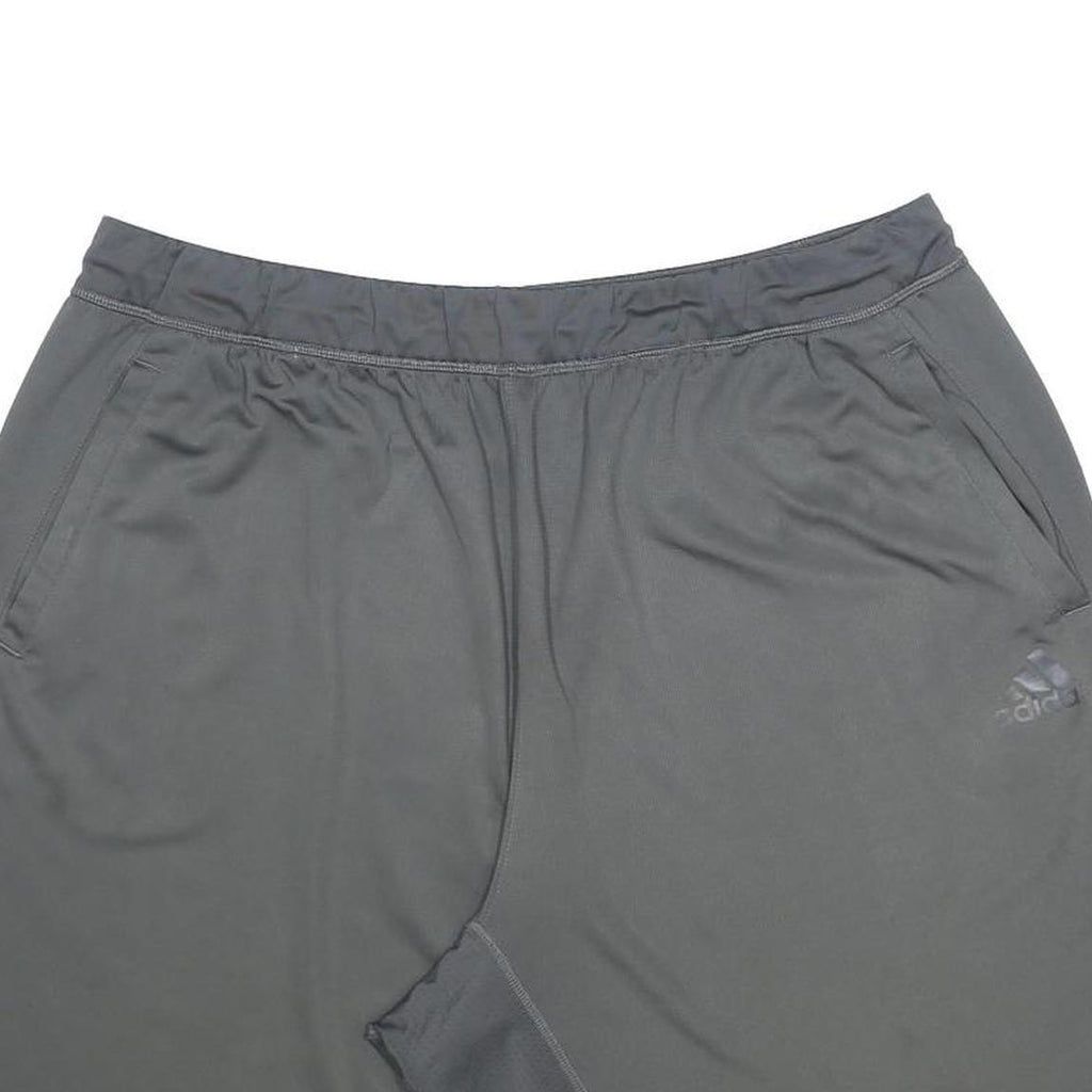 ADIDAS Mens Shorts Grey 2XL W34 Polyester Casual Sportswear