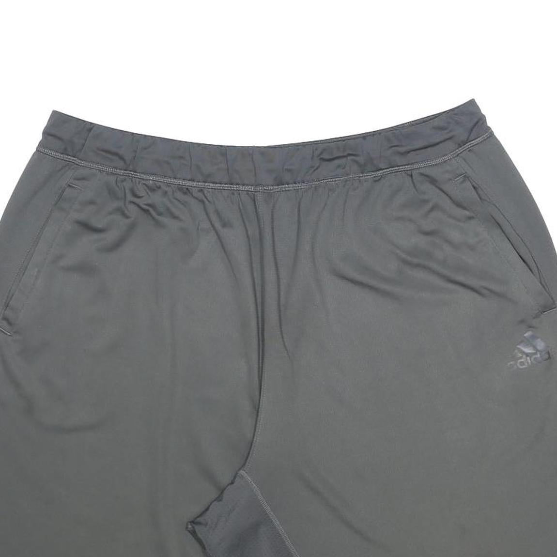 ADIDAS Mens Shorts Grey 2XL W34 Polyester Casual Sportswear