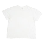 CALVIN KLEIN Mens White Modern T-Shirt M Short Sleeve Crew Neck Plain Casual