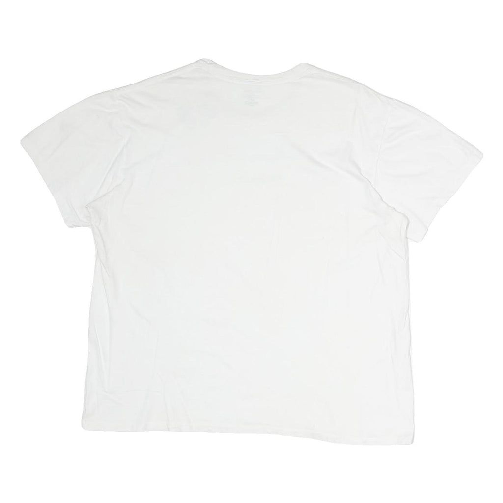 CALVIN KLEIN Mens White Modern T-Shirt M Short Sleeve Crew Neck Plain Casual