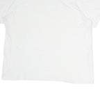 CALVIN KLEIN Mens White Modern T-Shirt M Short Sleeve Crew Neck Plain Casual