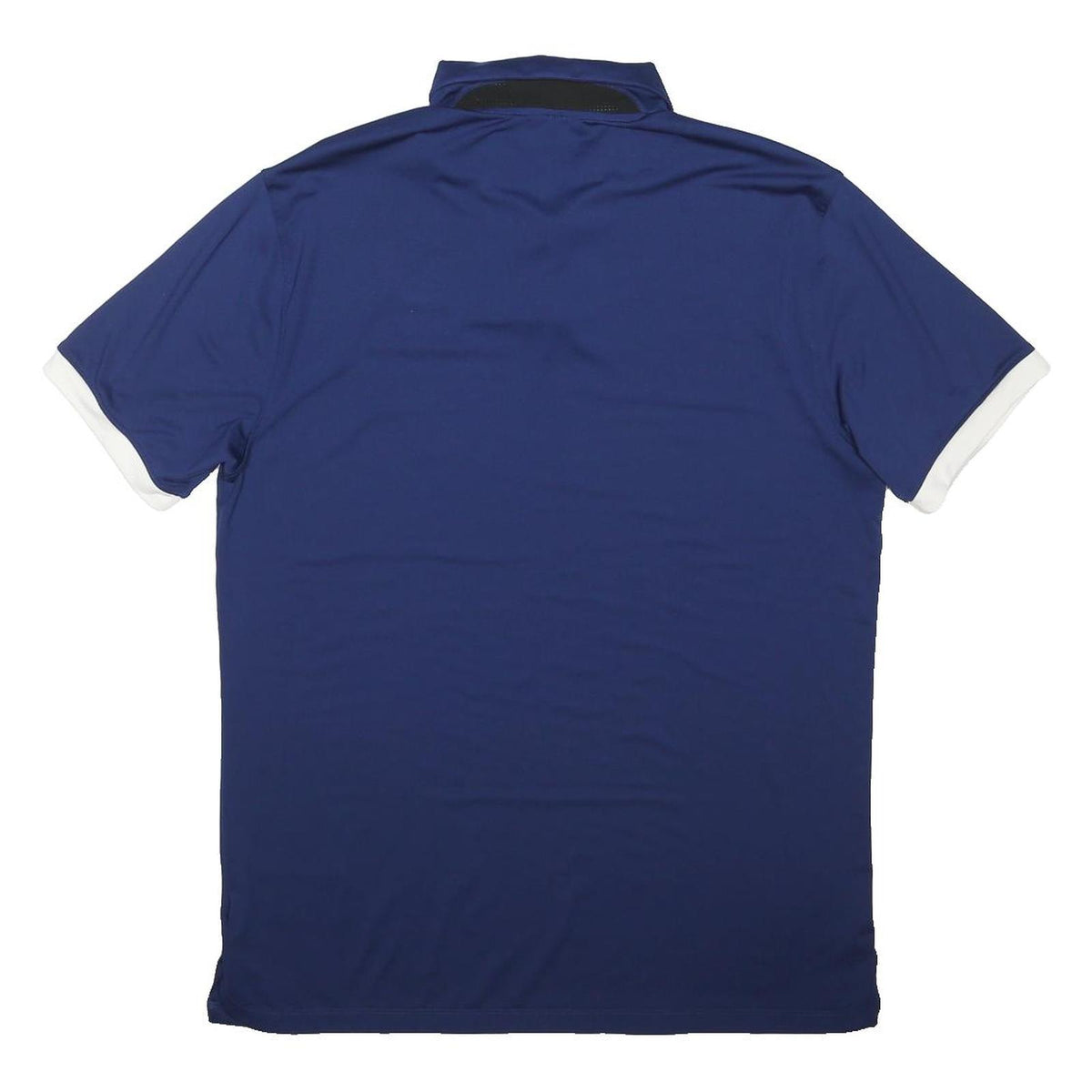 NIKE Mens Blue & White Short Sleeve Polo Shirt M Dri-FIT Sportswear