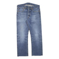 LEVI'S 501 Mens Jeans Blue Regular Straight Denim Medium W31 L25 Classic Cotton