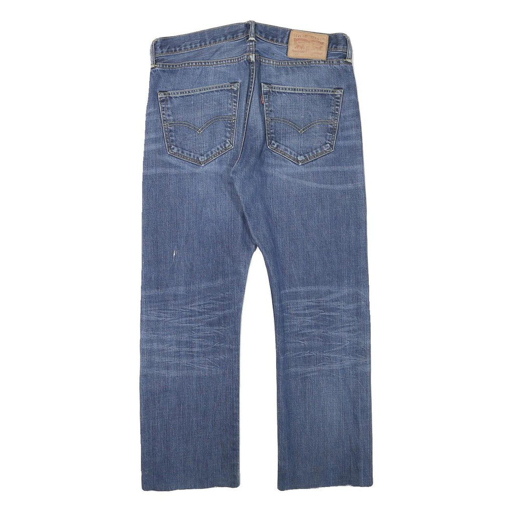 LEVI'S 501 Mens Jeans Blue Regular Straight Denim Medium W31 L25 Classic Cotton