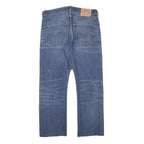 LEVI'S 501 Mens Jeans Blue Regular Straight Denim Medium W31 L25 Classic Cotton