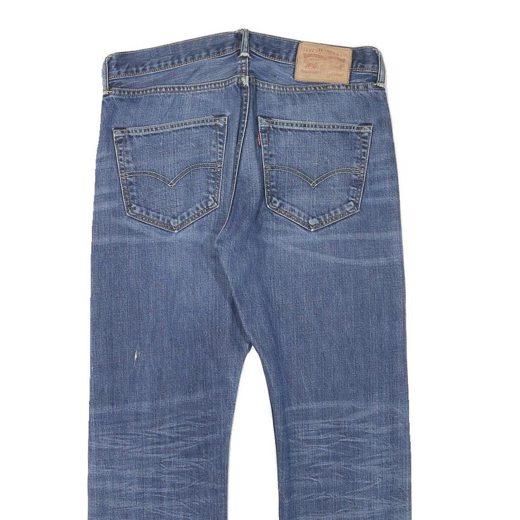 LEVI'S 501 Mens Jeans Blue Regular Straight Denim Medium W31 L25 Classic Cotton