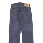 LEVI'S 501 Mens Jeans Blue Regular Straight Denim Medium W30 L32 Classic Button