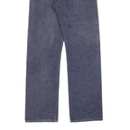 LEVI'S 501 Mens Jeans Blue Regular Straight Denim Medium W30 L32 Classic Button