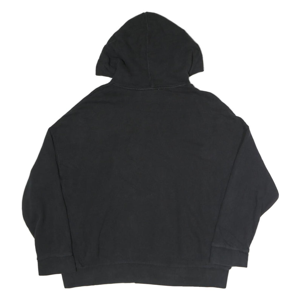 LEVI'S Womens Black Hoodie M Cotton Blend Casual Pullover Sweatshirt