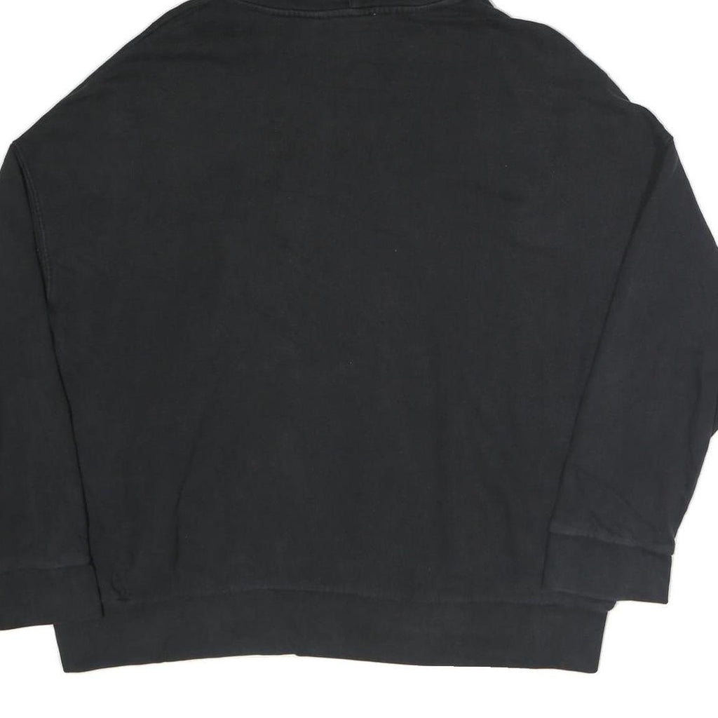 LEVI'S Womens Black Hoodie M Cotton Blend Casual Pullover Sweatshirt