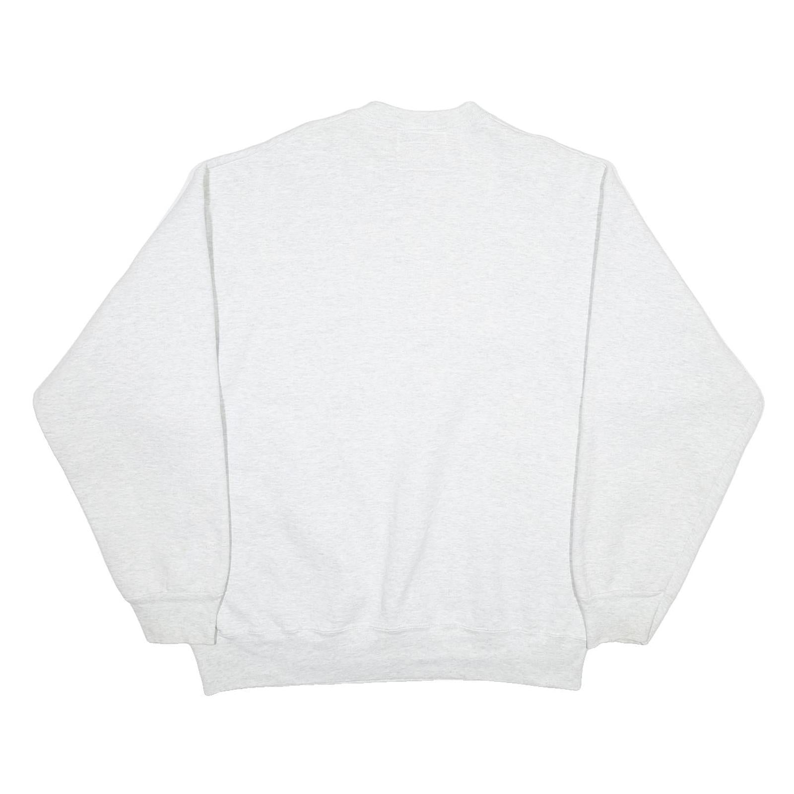 HARD ROCK CAFE Mens White Save The Planet Logo Crew Neck L Sweatshirt