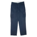 DICKIES Cargo Mens Trousers Blue Regular Straight W32 L33