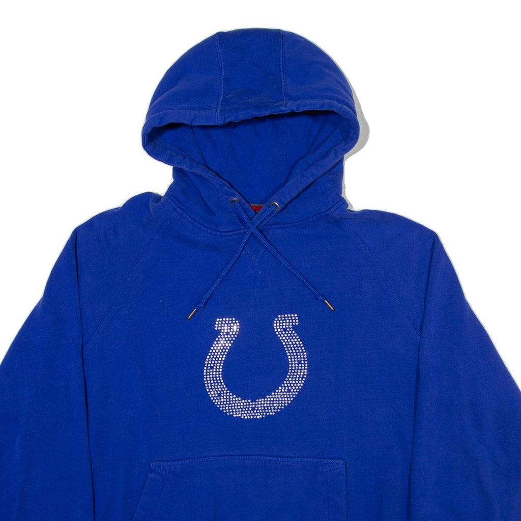 RUSSELL ATHLETIC Womens Blue Hoodie USA XL
