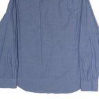 NAUTICA Mens Blue Button-Down Shirt M Classic Cotton Long Sleeve Casual