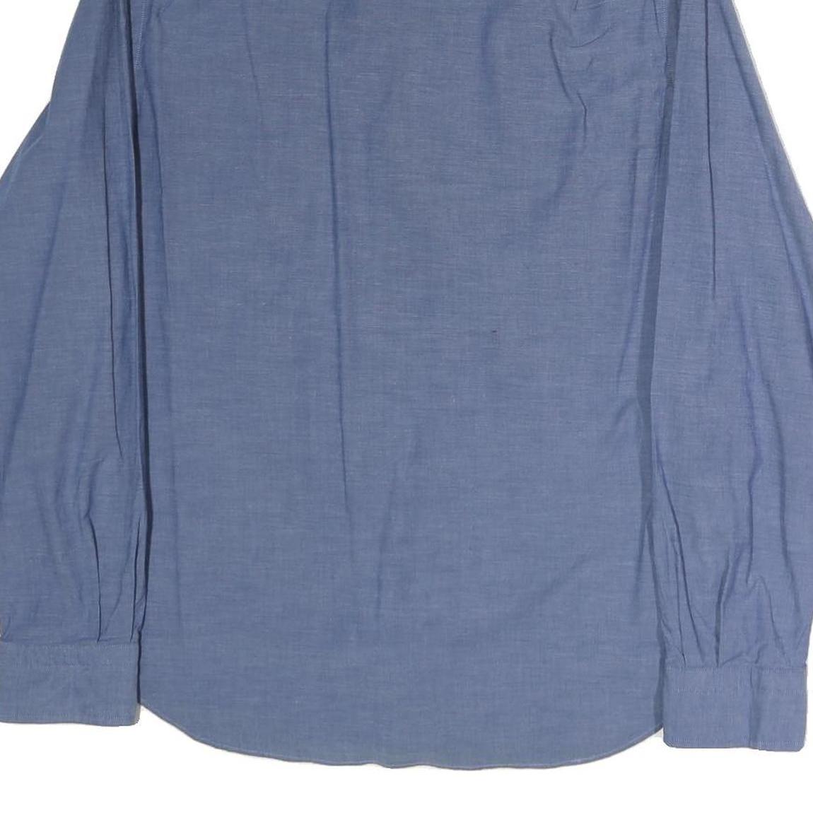 NAUTICA Mens Blue Button-Down Shirt M Classic Cotton Long Sleeve Casual