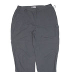 COLUMBIA Womens Trousers Grey Relaxed Tapered Nylon W30 L30