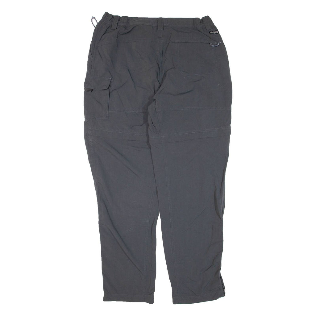 COLUMBIA Womens Trousers Grey Relaxed Tapered Nylon W30 L30